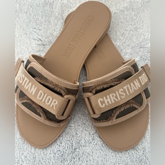 Dior Revolution Camouflage Nude Sandals Size 39 - Picture 5 of 5